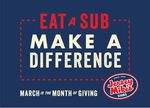 Jersey Mikes Eat a Sub Make a Difference Jersey Mikes Eat a Sub Make a Difference